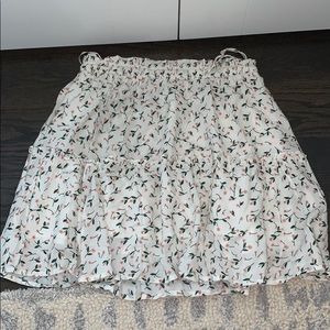 PRINCESS POLLY FLORAL MINI FLOWY SKIRT